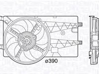 Ventilator radiator SUBARU IMPREZA combi GG MAGNETI MARELLI 069422575010