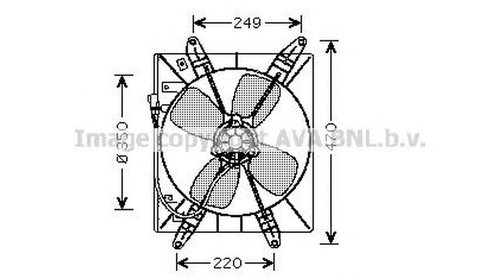 Ventilator radiator TOYOTA CAMRY Station Wago