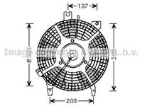 Ventilator radiator TOYOTA COROLLA E10 AVA TO7542