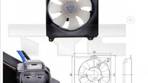 Ventilator, radiator TOYOTA RAV 4 I (SXA1) (