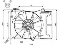 Ventilator, radiator TOYOTA YARIS (P1) (1999 - 2005) NRF 47055 piesa NOUA