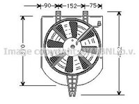 Ventilator radiator VOLVO S40 I VS AVA MT7501