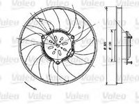 Ventilator radiator VW CRAFTER 30-50 caroserie 2E VALEO 696082