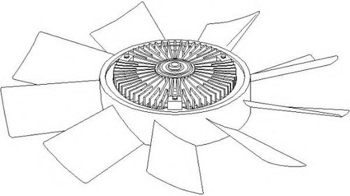 Ventilator, radiator VW LT Mk II bus (2DB, 2D