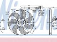 Ventilator radiator VW PASSAT (3A2, 35I) (1988 - 1997) NISSENS 85683