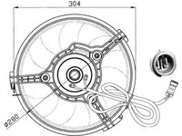 Ventilator radiator VW Passat B5 Estate (3B5) (An fabricatie 06.1997 - 11.2000, 90 - 193 CP, Diesel, Benzina) - OEM - MAXGEAR: 8D0959455CDE-30|71-0017 - LIVRARE DIN STOC in 24 ore!!!