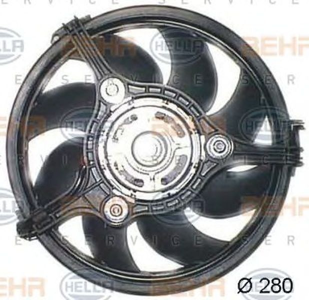 Vw Hella Radiator Ventilator radiator VW PASSAT Variant 3B6 HELLA 8EW 351 044-131 ...