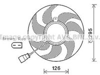 Ventilator radiator VW POLO 6R 6C AVA VW7536