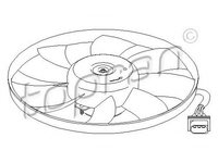 Ventilator radiator VW POLO (9N_) (2001 - 2012) TOPRAN 111 452