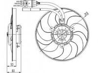 Ventilator radiator VW POLO CLASSIC 6KV2 NRF 47408