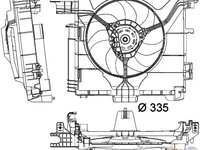 VENTILATOR SMART FORTWO, CABRIO,CITY-COUPE DUPA 2006