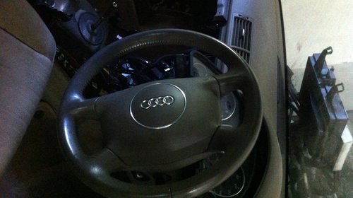 Volan+Airbag Audi A4/A3/A6 PIELE culoare GRI, fara comenzi