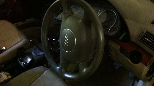 Volan+Airbag Audi A4/A3/A6 PIELE culoare GRI,