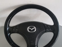 Volan + airbag Volan piele cu comenzi Mazda 6 2.0 B 2004 0000 Mazda 6