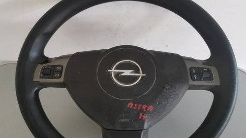 Volan + airbag Volan Piele Opel Astra H Cu Ai