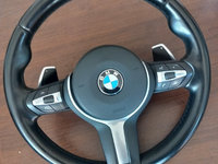 Volan Bmw cu padele și comenzi X5 F15, X6 F16, seria 3 F30, Seria 4 F32, F33,F36 2014-2020