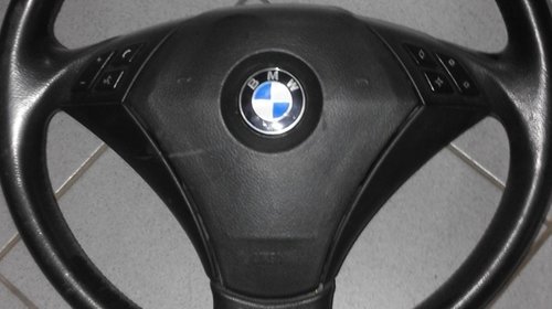 Volan BMW seria 5 e 60 cu airbag si comenzi