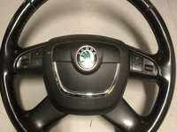 Volan cu comenzi si airbag - complet Skoda Octavia 2 [facelift] [2008 - 2013] Liftback 5-usi