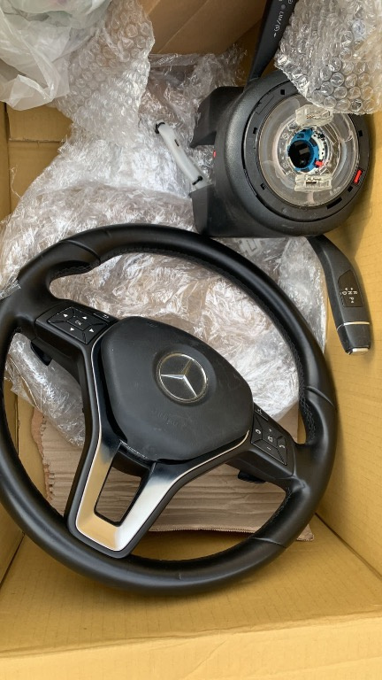 Volan Glk c class e class ml facelift cu airbag padele