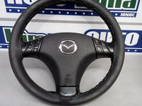 Volan in 3 spite cu airbag si comenzi GS131-02320 GJ6A MAZDA 6 GG MK1 2002-2008