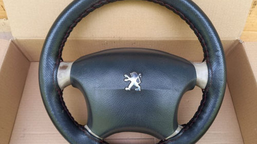 Volan in 4 spite cu airbag Peugeot 407