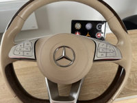 Volan mahon Mercedes s class w222 AMG , crem, complet cu airbag