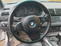 Volan Piele 3 Spite cu Comenzi Fara Airbag BMW X5 E53 1999 - 2006