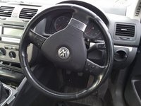 Volan piele 3 spite cu comenzi si airbag VW Golf 5