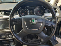 Volan Piele 4 Spite cu Comenzi cu Uzura Skoda Superb 2 2008 - 2013 [0246]