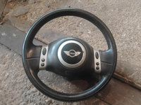 VOLAN PIELE CU AIRBAG SI COMENZI MINI ONE (R50 R53) ANUL 2001-2006