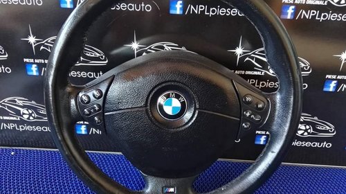 Volan piele cu, comenzi + airbag bmw e39 m pa