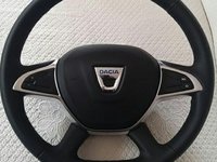 Volan piele cu comenzi + capac airbag nou Dacia Dokker , Dacia Dokker Express