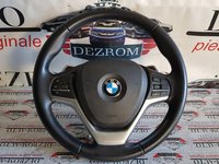 Volan piele cu comenzi, padele, vibratii pentru Lane Assist + airbag BMW X3 F25 Facelift cod piesa : 686534502