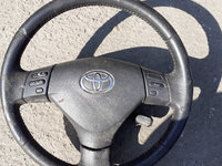 Volan piele cu comenzi tempomat airbag Toyota COROLLA VERSO 2004-2009