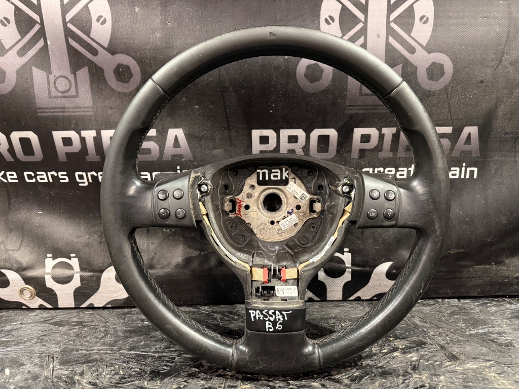 Volan piele cu comenzi Volkswagen Passat B6 - imagine 1