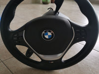 Volan Volan piele cu comenzi, padele, vibratii pentru Lane Assist + airbag BMW Seria 3 F30 cod piesa : 686534502 686534502 BMW Seria 3