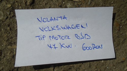 Volanta vw tip motor bjb kw77