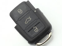 Volkswagen - Carcasa cheie tip briceag cu 3 butoane - CARGUARD
