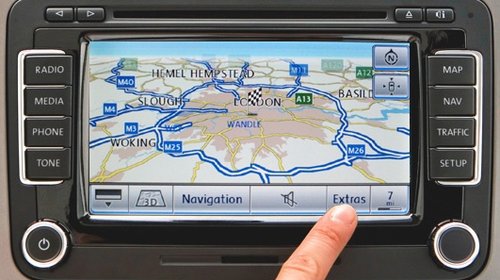 Volkswagen harta navigatie masina Romania Europa detaliate complet