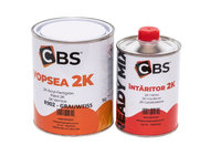 Vopsea auto cu intaritor CBS ready mix 2K alb BLANC BLANQUISE 249 Peugeot nemetalizata 1L+0.5L intaritor