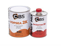 Vopsea auto cu intaritor CBS ready mix 2K albastru BLEU NAVY D42 Dacia nemetalizata 1L+0.5L intaritor