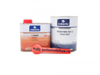 Vopsea auto cu intaritor Roberlo ready mix 2K alb ZAFA Diamond White Ford 1L+0.5L intaritor