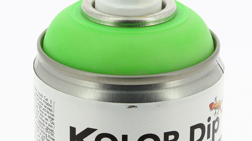 Vopsea spray cauciucata Kolor Dip 400ml - Fluor green