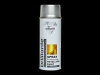 Vopsea spray metalizata gri 400 ml brilliante 10538
