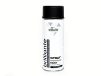 Vopsea Spray Negru Mat (ral 9005) 400ml Brilliante 01440