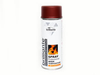 Vopsea Spray Temperaturi Inalte (rosu) 400ml Brilliante 01455