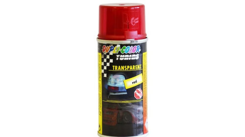 Vopsea spray tuning/lampi transparentă DUPLI-COLOR, 150ml - Rosu-Transparent AL-080223-2-1