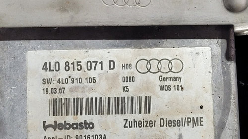 Webasto Audi Q7 2005 - 2009 INCALZIRE