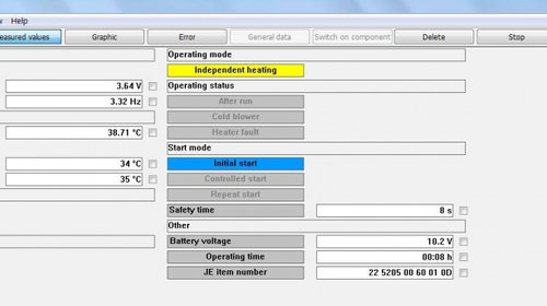 Webasto/Eberspacher Stick Diagnoza USB 12/24v