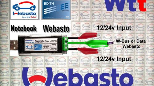 Webasto/Eberspacher Stick Diagnoza USB 12/24v